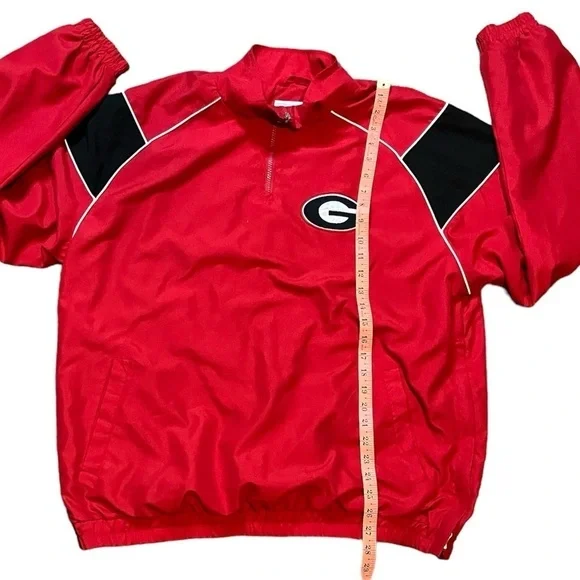 Vintage 58 Sports UGA Bulldogs 1/4 Zip Pullover, Size Large - Picture 15 of 16
